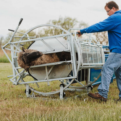 Sydell Deluxe Spin Doctor | #0938 | 46" Width | For Sheep & Goat Hoof Trimming & Handling