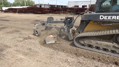 Worksaver SSGB‑8B Skid Steer Grader Blade | Laser Model | Working Width 96" | 12–30 GPM | For Skid Steers