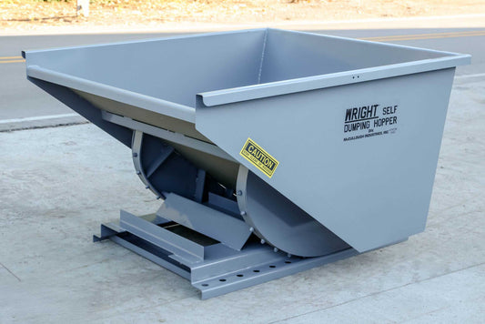 Express Steel 1-1/2 Yard Wright Self-Dumping Hopper| SKU 15055 | Width 57.75" | Fork Pocket 3" | Hydraulic Flow 15–20 GPM | For Forklifts & Skid Steers
