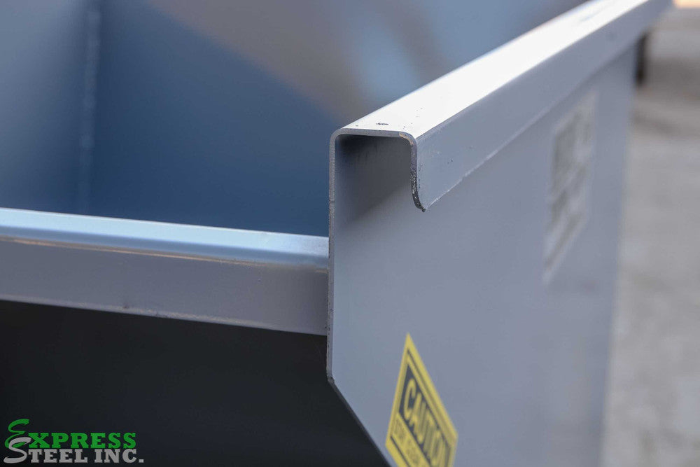 Express Steel 1 Yard Wright Self-Dumping Hopper | SKU 10055 | Width 63.5" | 3" Fork Slots | Hydraulic Flow 15–20 GPM | For Forklifts & Skid Steers