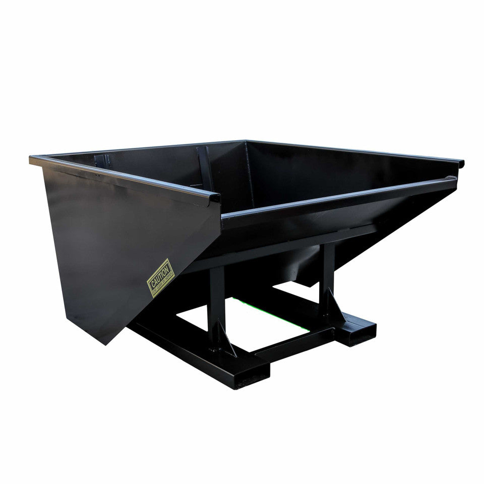 Express Steel 1.5 Yard Wright Heavy Duty Quick Attach Hopper | Width 58" | Hydraulic Flow 15–25 GPM | For Skid Steers & Forklifts