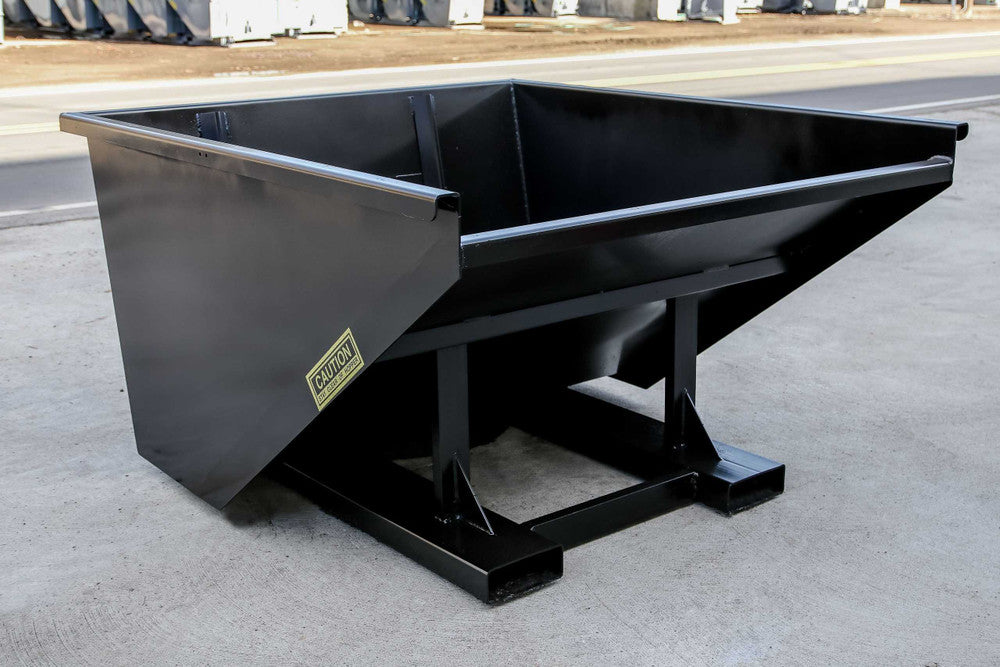 Express Steel 1.5 Yard Wright Heavy Duty Quick Attach Hopper | Width 58" | Hydraulic Flow 15–25 GPM | For Skid Steers & Forklifts