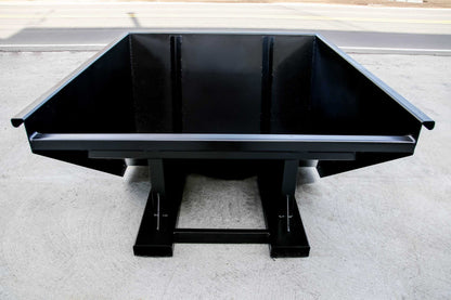 Express Steel 1.5 Yard Wright Heavy Duty Quick Attach Hopper | Width 58" | Hydraulic Flow 15–25 GPM | For Skid Steers & Forklifts