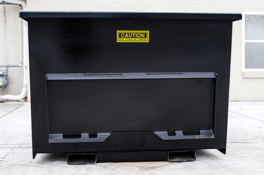 Express Steel 2 Yard Wright Quick Attach Self-Dumping Hopper | SKU 20055QA | Width 64" | Hydraulic Flow 15–20 GPM | For Skid Steers & Forklifts