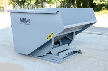 Express Steel 2 Yard Wright Self-Dumping Hopper | SKU 20055 | Width 64" | 3" Fork Slots | Hydraulic Flow 15–20 GPM | For Forklifts & Skid Steers