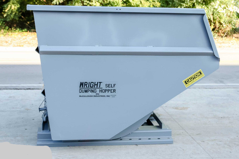 Express Steel 3 Yard Wright Self-Dumping Hopper | SKU 30055 | Width 70.5" | 3" Fork Pockets | Hydraulic Flow 15–20 GPM | For Forklifts & Skid Steers