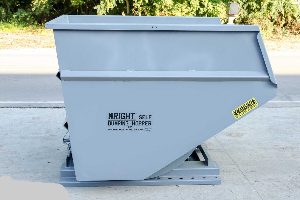 Express Steel 3 Yard Wright Self-Dumping Hopper | SKU 30055 | Width 70.5" | 3" Fork Pockets | Hydraulic Flow 15–20 GPM | For Forklifts & Skid Steers