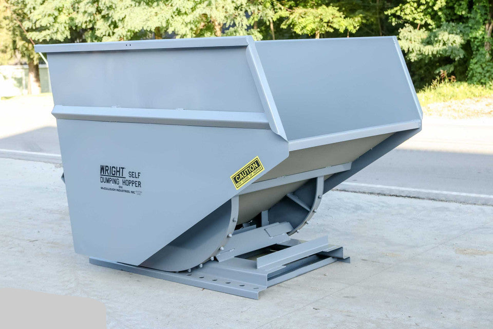 Express Steel 3 Yard Wright Self-Dumping Hopper | SKU 30055 | Width 70.5" | 3" Fork Pockets | Hydraulic Flow 15–20 GPM | For Forklifts & Skid Steers