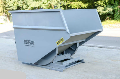 Express Steel 3 Yard Wright Self-Dumping Hopper | SKU 30055 | Width 70.5" | 3" Fork Pockets | Hydraulic Flow 15–20 GPM | For Forklifts & Skid Steers