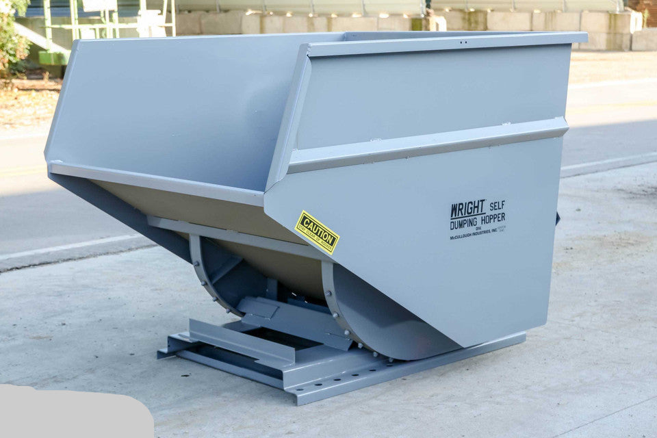 Express Steel 3 Yard Wright Self-Dumping Hopper | SKU 30055 | Width 70.5" | 3" Fork Pockets | Hydraulic Flow 15–20 GPM | For Forklifts & Skid Steers