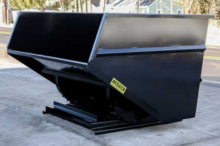 Express Steel 4 Yard Wright Heavy Duty Self-Dumping Hopper | Width 79.75" | 15–25 GPM | For Forklifts & Skid Steers