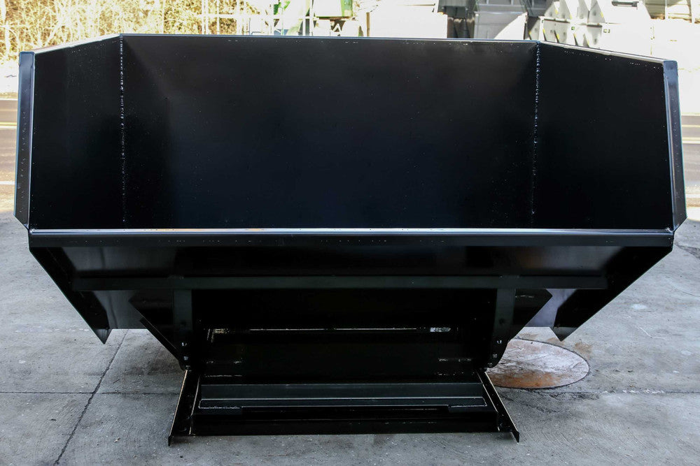 Express Steel 4 Yard Wright Heavy Duty Self-Dumping Hopper | SKU 40099 | Width 79.75" | Fork Pocket 3" | Hydraulic Flow 15–25 GPM | For Forklifts & Skid Steers