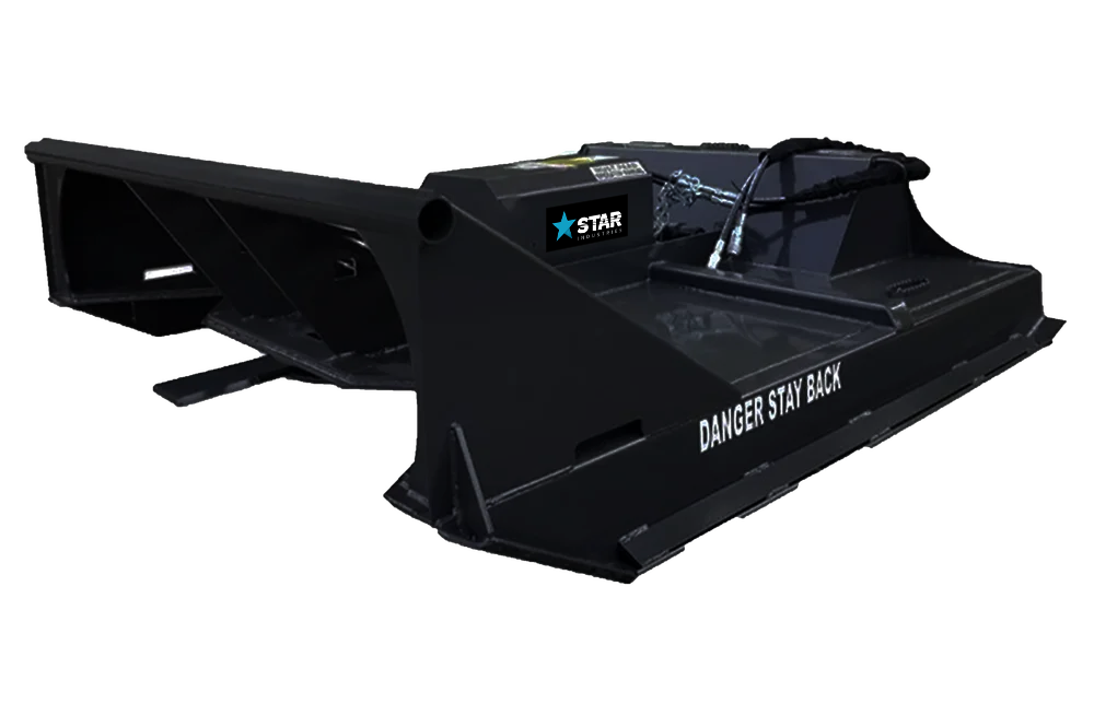 Star Industries Brush Cutter | Model 195-72 | Width 72" | 16–26 GPM | For Skid Steer