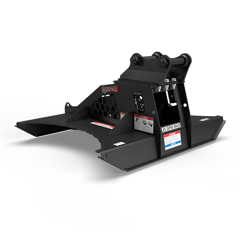 Virnig X20 Mini Excavator Rotary Brush Cutter | Width 40″ | Machine Size 3.25 To 7.5 Tons | For Mini Excavators