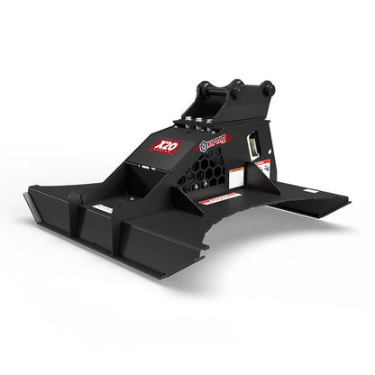 Virnig X20 Mini Excavator Rotary Brush Cutter | Width 40″ | Machine Size 3.25 To 7.5 Tons | For Mini Excavators