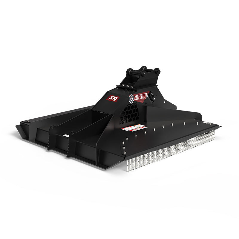 Virnig X30 Mini Excavator Rotary Brush Cutter | Models XBC42, XBC48 & XBC60 | Widths 42" To 60" | Machine Size 4.5 To 13 Tons | For Mini Excavators