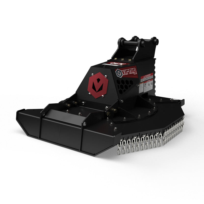 Virnig X30 Mini Excavator Rotary Brush Cutter | Models XBC42, XBC48 & XBC60 | Widths 42" To 60" | Machine Size 4.5 To 13 Tons | For Mini Excavators