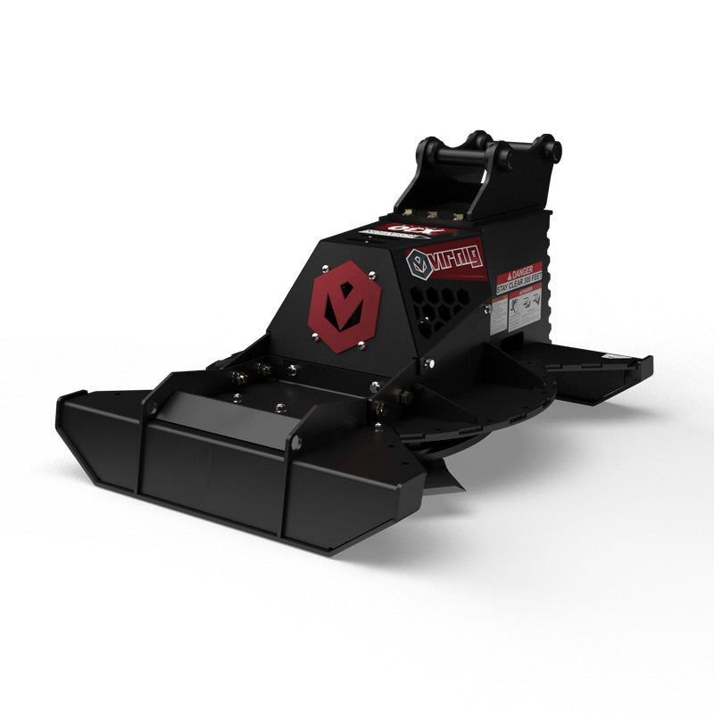 Virnig X30 Mini Excavator Rotary Brush Cutter | Models XBC42, XBC48 & XBC60 | Widths 42" To 60" | Machine Size 4.5 To 13 Tons | For Mini Excavators