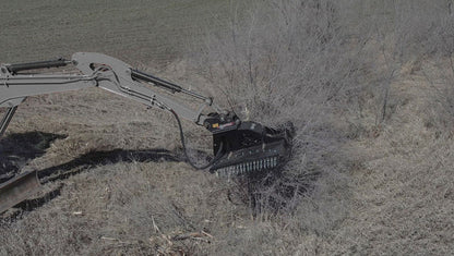 Virnig X20 Mini Excavator Rotary Brush Cutter | Width 40″ | Machine Size 3.25 To 7.5 Tons | For Mini Excavators