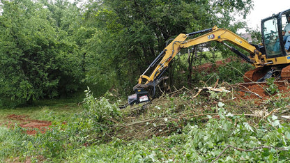 Virnig X30 Mini Excavator Rotary Brush Cutter | Models XBC42, XBC48 & XBC60 | Widths 42" To 60" | Machine Size 4.5 To 13 Tons | For Mini Excavators