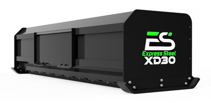Express Steel 10' Pullback Snow Pusher | Model XD30 Pullback | Width 125" | 18-25 GPM | For Tractors & Skid Steers