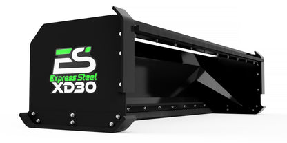 Express Steel 10' Pullback Snow Pusher | Model XD30 Pullback | Width 125" | 18-25 GPM | For Tractors & Skid Steers