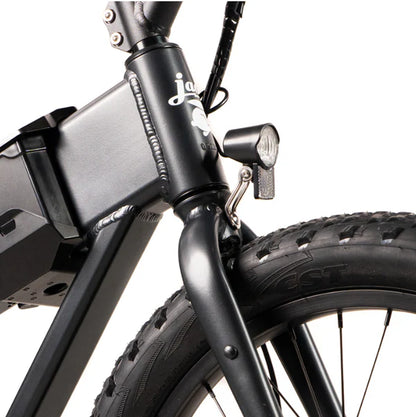 JackRabbit | Micro Electric Bike | Model XG Pro | 20” Suspension Tires | 749 W Hub Motor | 48+ Mile Range | 37 lb Lightweight Frame | For Urban Commuting, Travel & Off-Road Fun