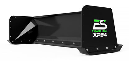 Express Steel 7' Pullback Snow Pusher | Model XP24 | Width 84" | 30+ HP | 25 GPM | For Tractors, Skid Steers & Loaders