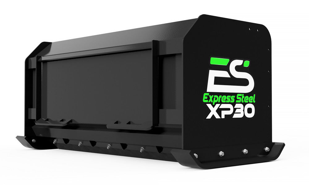 Express 6' Steel Snow Pusher | Model XP30 | Width 72" | 20-35 GPM | 30+ HP | For Skid Steers, Tractors & Loaders