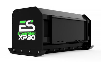 Express 6' Steel Snow Pusher | Model XP30 | Width 72" | 20-35 GPM | 30+ HP | For Skid Steers, Tractors & Loaders