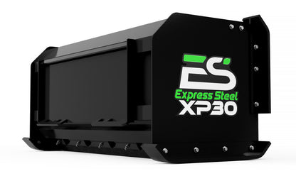 Express 6' Steel Snow Pusher | Model XP30 | Width 72" | 20-35 GPM | 30+ HP | For Skid Steers, Tractors & Loaders