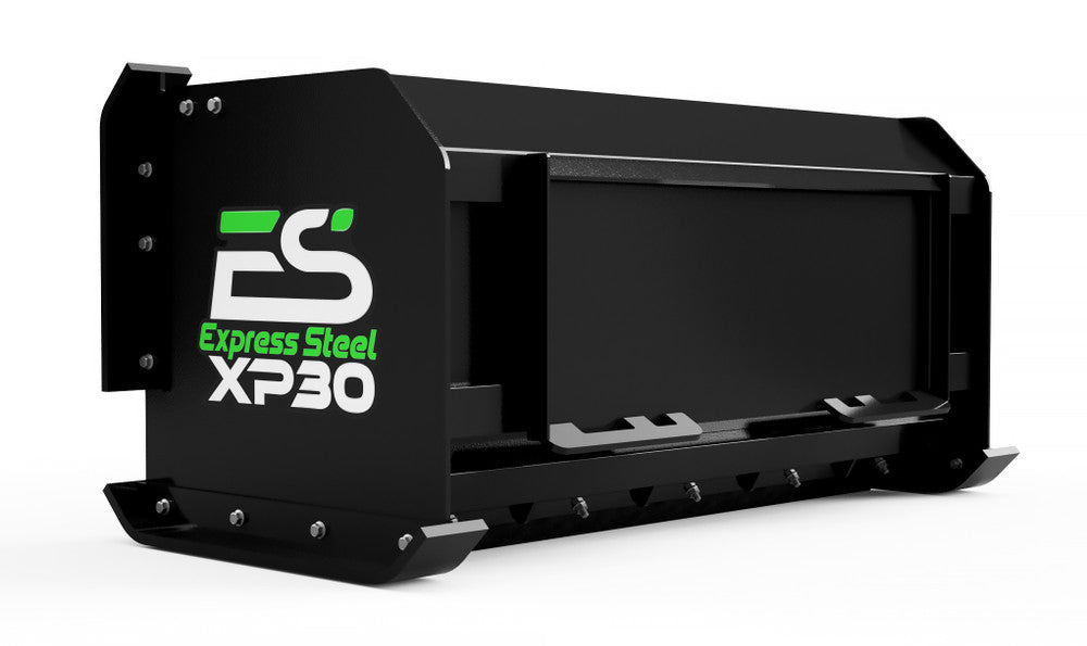 Express 6' Steel Snow Pusher | Model XP30 | Width 72" | 20-35 GPM | 30+ HP | For Skid Steers, Tractors & Loaders