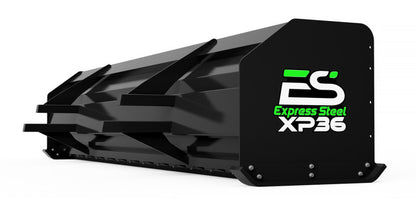 Express Steel 14' Snow Pusher | Model XP36 | Width 168" | 25 GPM | 85+ HP | For Skid Steers, Tractors & Wheel Loaders