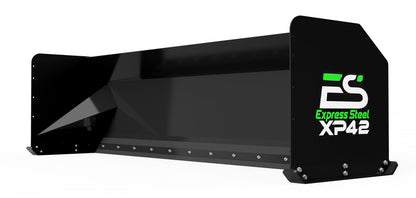 Express Steel 12' Snow Pusher | Model XP42 HD | Width 144" | 20-35 GPM | 85+ HP | For Skid Steers, Loaders & Tractors