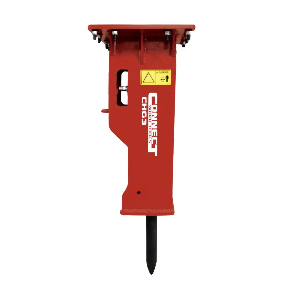 Connect Work Tools Hydraulic Breaker | Model CHG Series (CHG2 To CHG15) | Diameter Range 2.36" To 6.30" | 1.1 To 20 Tons | For Excavator