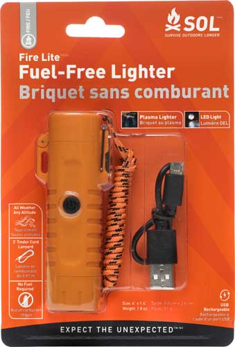 Arb Sol Fire Lite Fuel Free - Lighter W/tinder Cord Lanyard