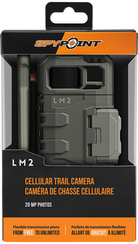 Spypoint Trail Cam Lm2 Lte - Verizon 20mp Gray