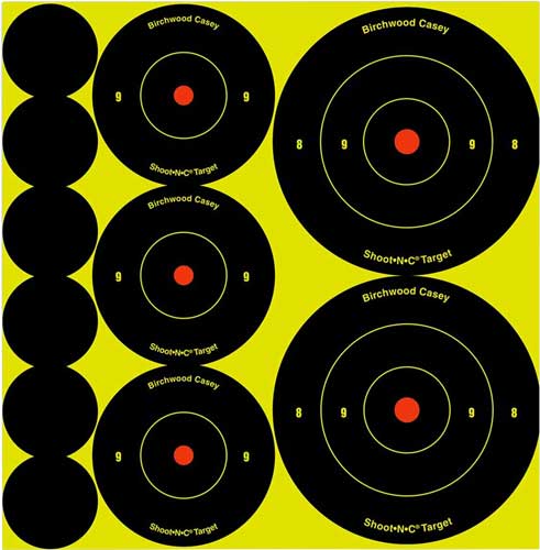 B/c Target Shoot-n-c Assorted - 1"-72 2"-36 3"-24