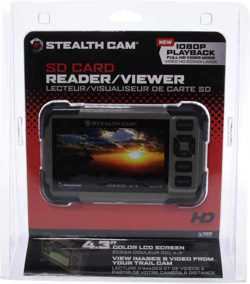 Stealth Cam Card Viewer - W/4.3" Lcd Screen