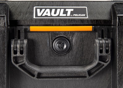 Pelican Vault Large Pistol - Case W/ Foam Black