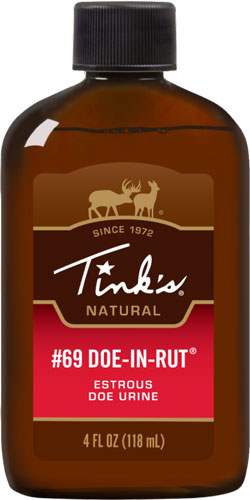 Tinks Deer Lure #69 Doe-in-rut - 4fl Oz Squirt Top Bottle