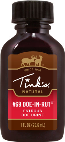 Tinks Deer Lure #69 Doe-in-rut - 1fl Oz Squirt Top Bottle