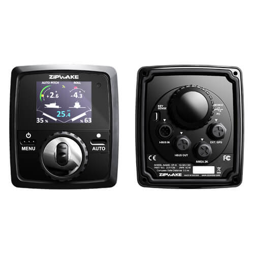 Zipwake Control Panel S with Standard 7M Cable | Model CP S | 2.4" Display