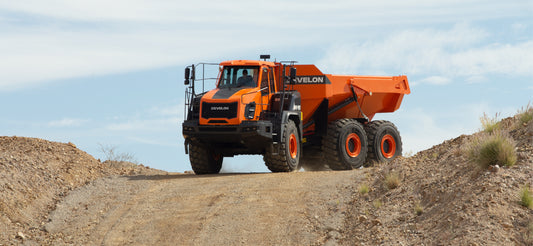 Develon | Articulated Dump Truck | Model DA45-5 | Capacity 31.9 yd³ | Horsepower 482.8 HP | For Heavy-Duty Earthmoving & Mining Operations
