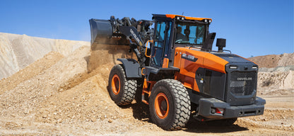 Develon | Wheel Loader | Model DL200-7 | Width 8' 4.4" | Horsepower 142.1 HP | For Construction, Agriculture, & Snow Removal