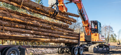 Develon | Log Loader | Model DX380LL-5 | Reach 43' 4