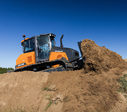 Develon | Dozer | Model DD130 XL | Width 10' 2" | Horsepower 146.1 HP | For Heavy Grading, Construction, & Site Development
