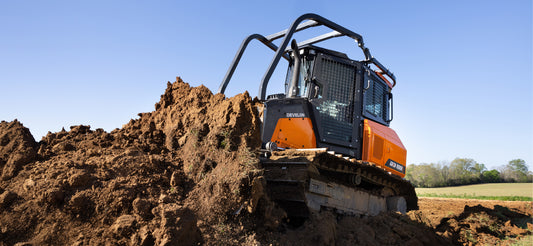 Develon | Dozer | Model DD100 LGP | Width 10' 9" | Horsepower 115.3 HP | For Low Ground Pressure Earthmoving & Precision Grading