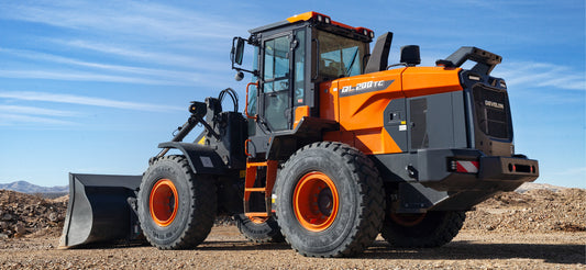 Develon | Wheel Loader | Model DL200TC-7 | Width 8' 4.4" | Horsepower 142.1 HP | For Construction, Agriculture & Material