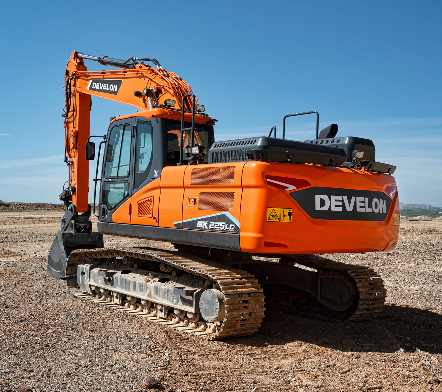 Develon | Crawler Excavator | Model DX225LC-7X | Dig Depth 21' 7" | 162.3 hp | 26 Tons | For Precision Earthmoving & Rugged Jobsite